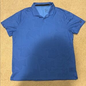 Nike Men's Blue Polo Shirt